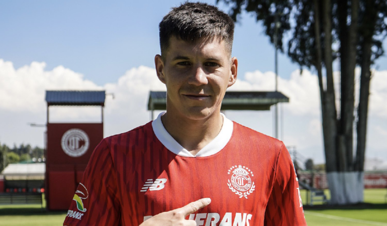 Franco Romero ya es jugador del Toluca / Foto: Cortesía Toluca