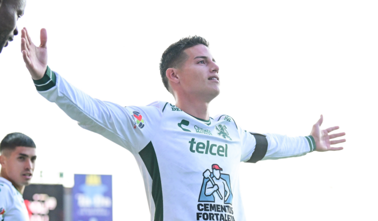 James Rodríguez solo necesito unos cuantos minutos para marcar su primer gol en México