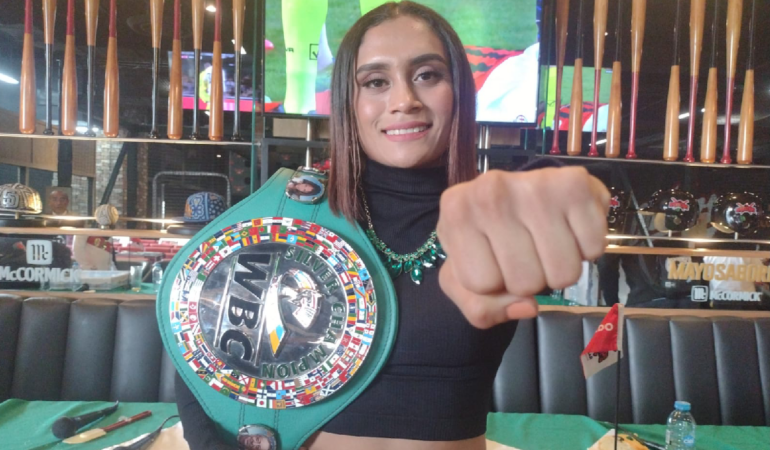 La boxeadora Esneidy Rodríguez espera un 2025 lleno de éxitos en el ring. Foto: Cortesía