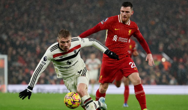 Manchester United empató ante el Liverpool en Anfield / Foto: Reuters