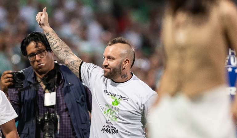 Matías Vuoso llegó a México a jugar al Santos Laguna. Foto: Mexsport