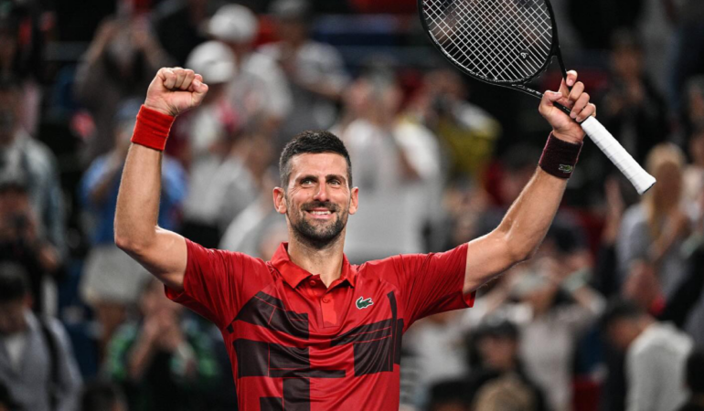 Novak Djokovic igualó récord de Roger Federer / Foto: IG Djokovic