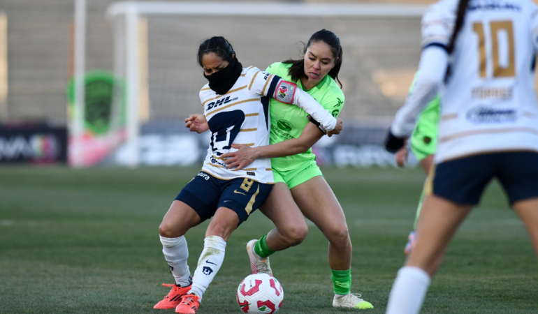 Pumas y Bravas empataron a un gol. Foto: Mexsport