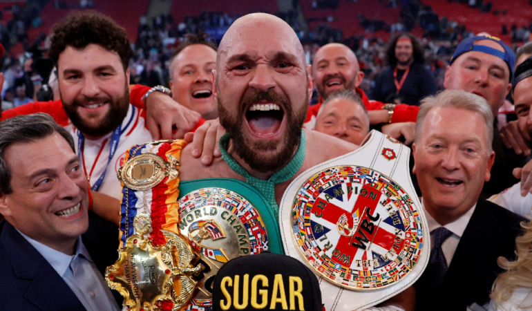 Tyson Fury se retiró hasta cinco veces del boxeo profesional / Foto: Reuters