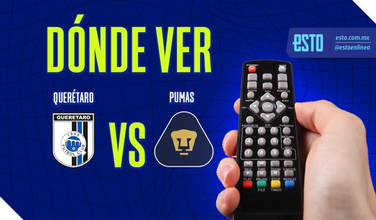 Querétaro ante Pumas de la fecha 1 de la Clausura 2025. Arte: Abril Hernández