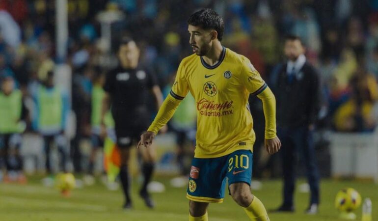 Miguel Ramírez, jugador de la sub-23 del América tuvo minutos en la fecha 1. Foto: @ClubAmérica