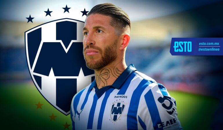 Sergio Ramos a una firma de llegar a Rayado. Arte: Noé López