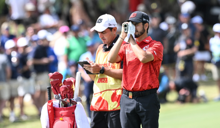 Abraham Ancer quedó segundo lugar en el LIV Golf de Adelaida. Foto: Reuters