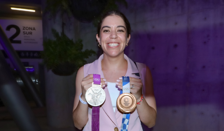 Alejandra Orozco fue invitada a compartir su historia en el AMT _ Foto/ Sarahí Melecio / Enviada