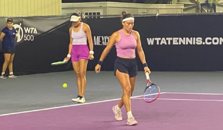 Ana Sofía Sánchez y Victoria Rodríguez en busca de seguir haciendo historia en el Mérida Open. Foto: Cortesía