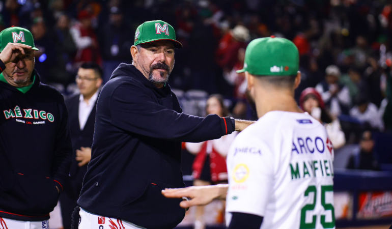 Benjamín Gil, mánager de los Charros de Jalisco habló de la derrota en la Serie del Caribe. Foto: @charrosbeisbol