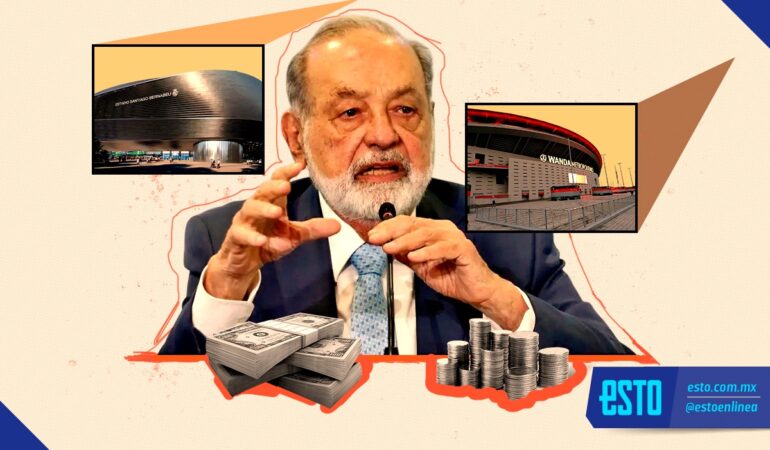 Carlos Slim invirtió en estadios españole s