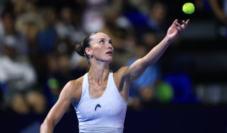 Carson Branstine necesitó atención médica tras perder la Final del Cancún Open / Foto: Cortesía Cancún Open Tenis