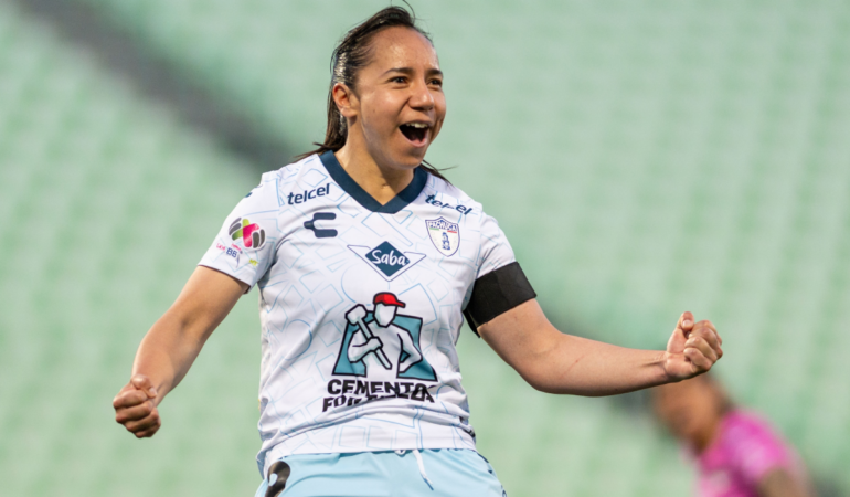 Charlyn Corral, la líder de goleo de la Liga MX Femenil tras la pausa por Fecha FIFA