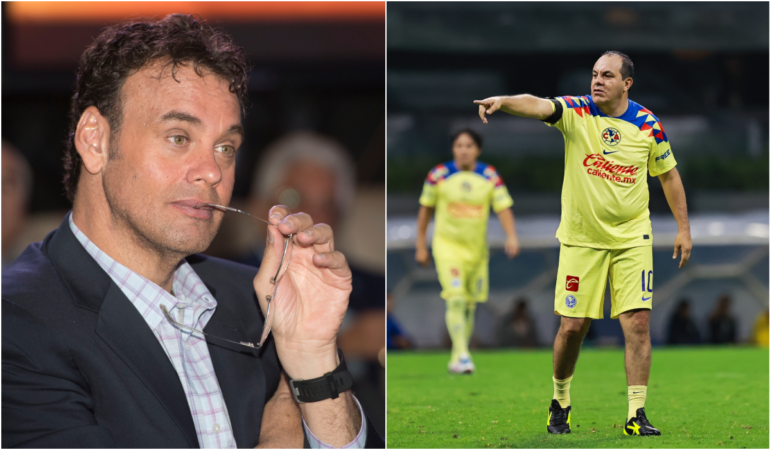 Cuauhtémoc Blanco le pegó a David Faitelson foto_ Mexsporrt