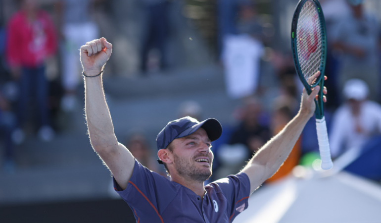 David Goffin eliminó al gran favorito Casper Ruud / Foto: David Tamayo