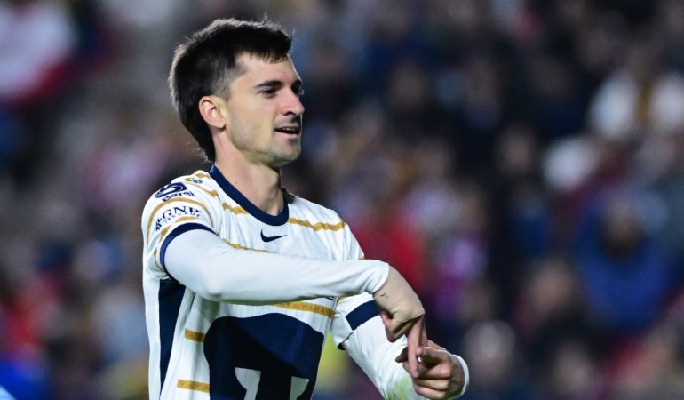 Ignacio Pussetto anotó dos goles ante el Atlético de San Luis / Foto: Mexsport