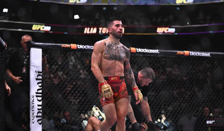 Ilia Topuria deja vacante el campeonato peso pluma de UFC _ Foto_ IG Ilia Topuria