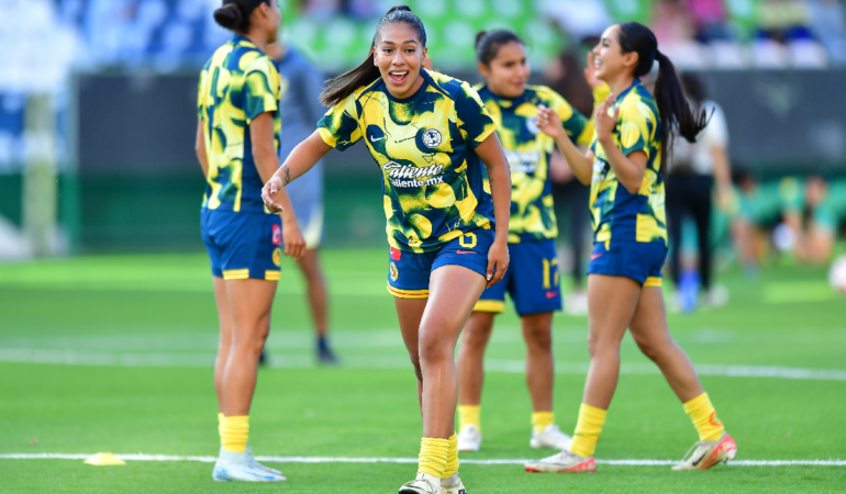 Noemí Granados se muestra contenta por el camino que ha tenido el América Femenil hasta el momento en la Liga Mx / Foto: Mexsport