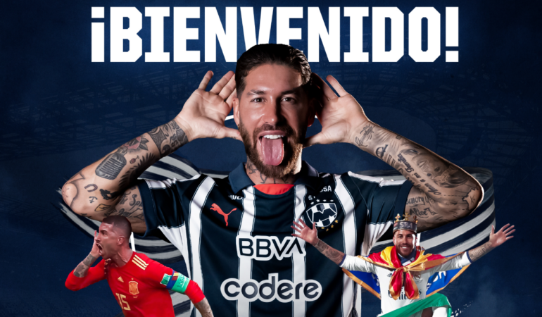 Ramos ya es jugador de la Liga MX. FOTO: Rayados