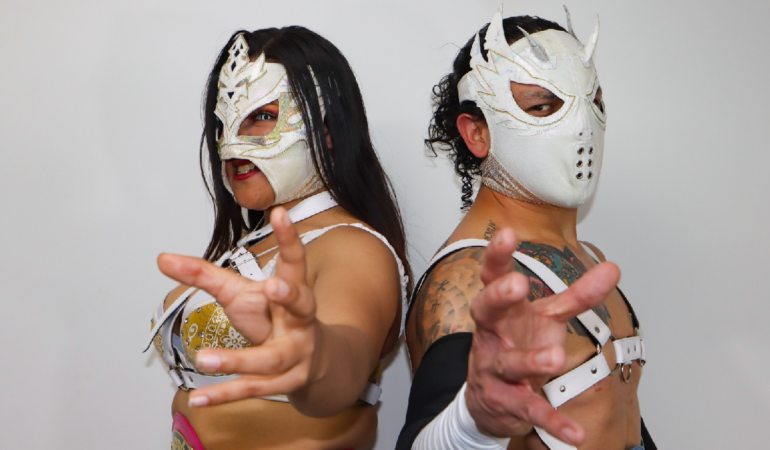 Sagittarius y Flystar quieren regresar a la gloria la lucha libre mixta / Foto: Sarahí Melecio