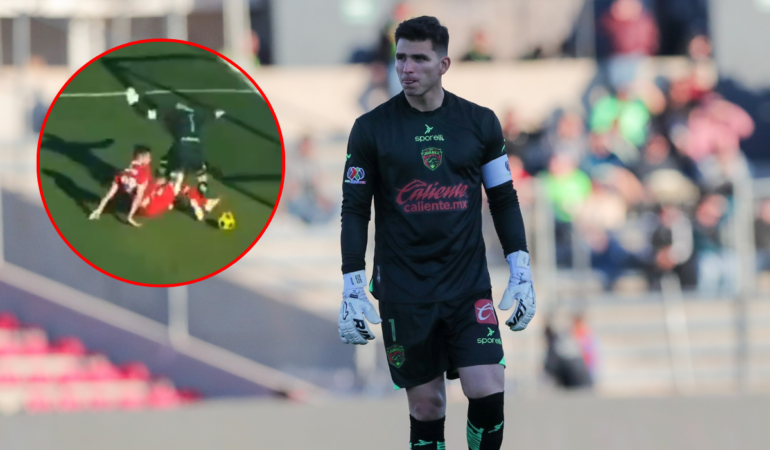 Sebastián Jurado ha cometido varios errores contra Toluca