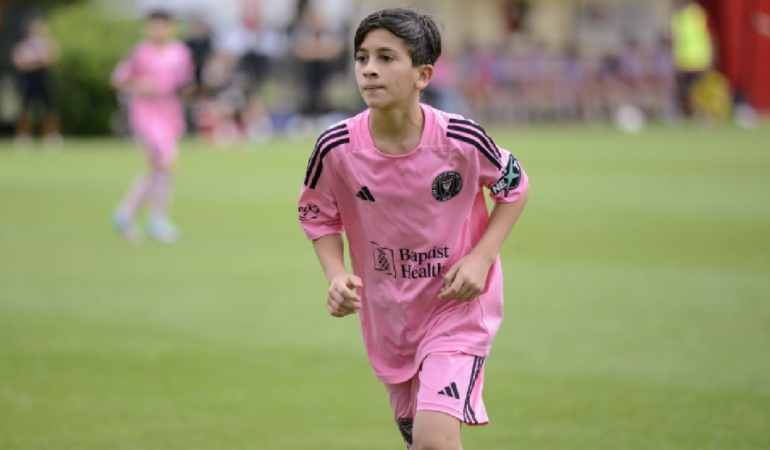 Thiago Messi brilló al marcar 11 goles con el Inter Miami / Foto: Reuters