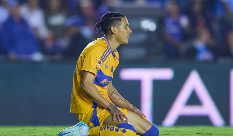 Uriel Antuna tiene poca actividad en Tigres foto_ Mexsport