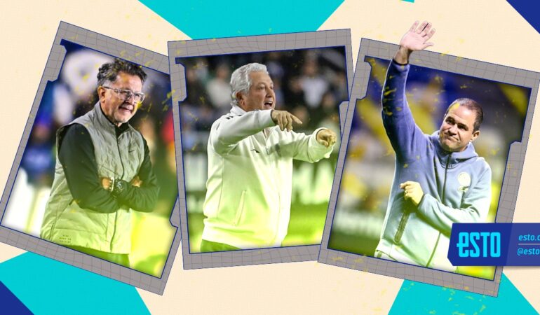 André Jardine, Víctor Vucetich y Juan Carlos Osorio. Arte: Noé López