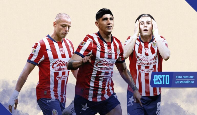 Alan Pulido pelea por la titularidad en Chivas / Arte: Abril Hernández