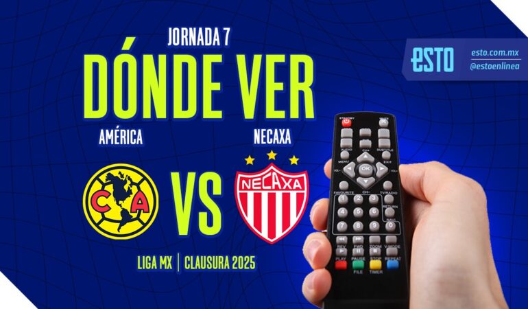 América y Necaxa se enfrentan en la jornada 7 del Clausura 2025 / Arte: Abril Hernández