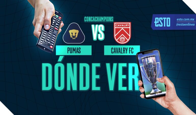 Pumas vs Cavalry de la Concachampions. Arte: Abril Hernández