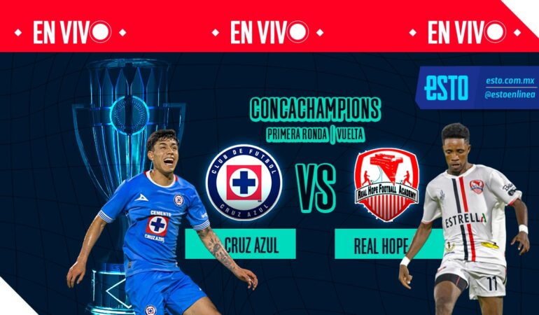 Sigue las acciones del duelo entre Cruz Azul y Real Hope / Arte: Noé López