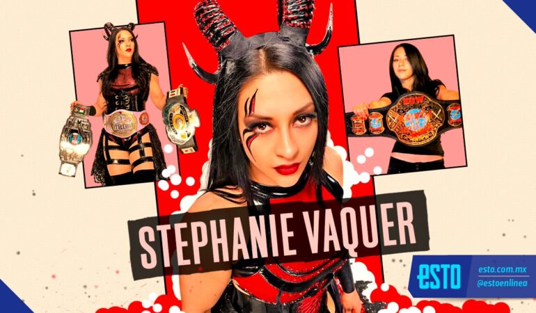 Stephanie Vaquer tiene una gran historia de superación y va por su primer campeonato en la WWE / Arte: Noé López