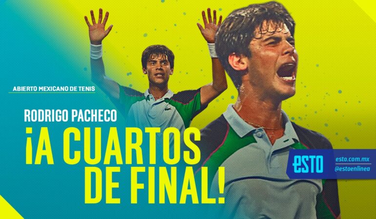 Rodrigo Pacheco llega a los cuartos de final del Abierto de Acapulco / Arte: Noé López