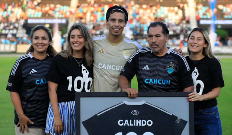 Benjamín Galindo Jr confiesa que sufrió mucho por las comparaciones con su padre / Foto: Cortesía Cancún FC
