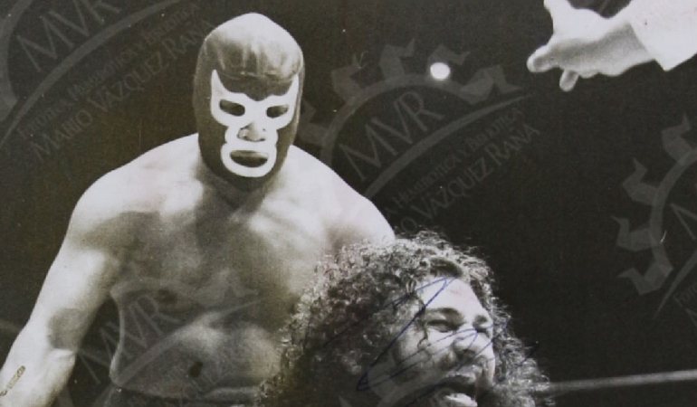 Blue Demon es una de las más grandes leyendas de la lucha libre mexicana / Foto: Fototeca, Hemeroteca y Biblioteca