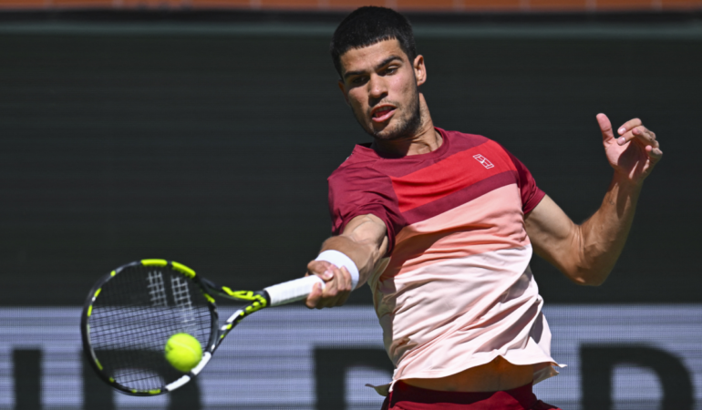 Carlos Alcaraz levantó las ediciones 2023 y 2024 de Indian Wells