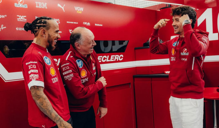 Charles Leclerc no se intimida de Lewis Hamilton en Ferrari _ Foto_ IG Charles Leclerc