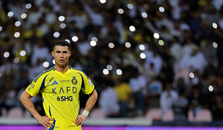 Cristiano Ronaldo se encontró a un supuesto doble antes de jugar Foto_Reuters