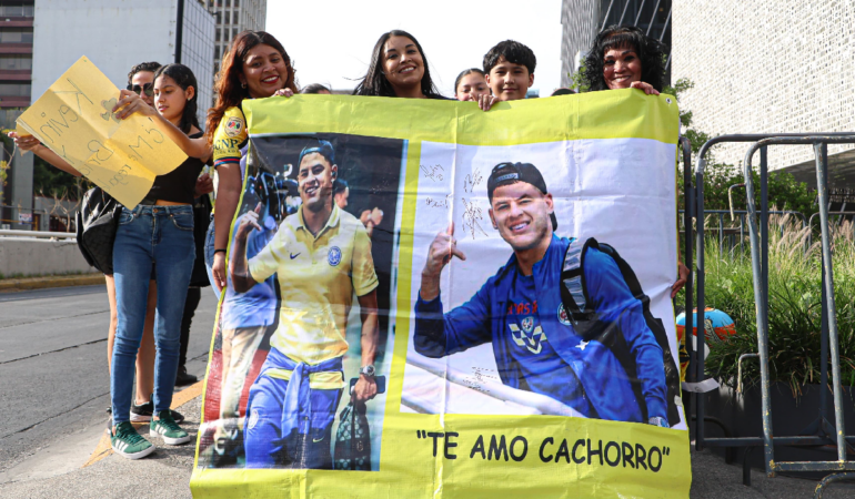 El Tricampeón América llegó a Guadalajara para enfrentar a Chivas. Foto: David Tamayo