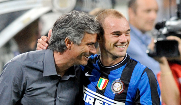 José Mourinho supo explotar al máximo el talento de Wesley Snejider