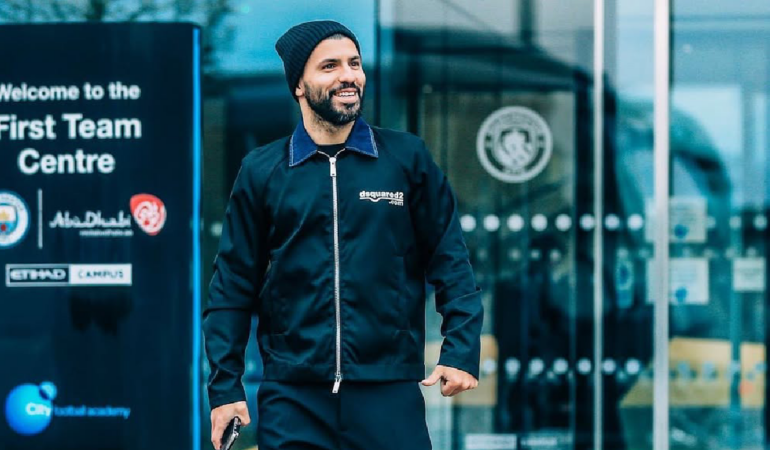 Sergio Agüero anotó ante el Barcelona después de una siesta durante la era Javier Aguirre / Foto: Instagram kunaguero