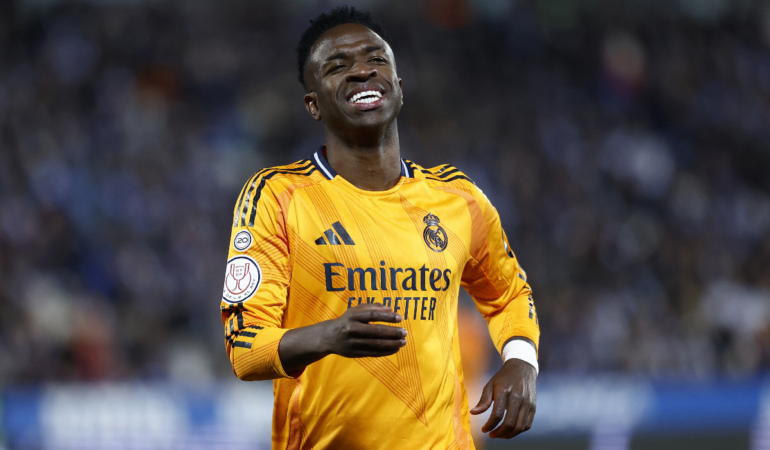 Vinicius quiere mantenerse en el Real Madrid por muchos años / Foto: Reuters