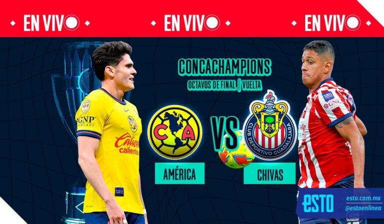 Sigue en vivo los detalles del América contra Chivas / Arte: Noé López