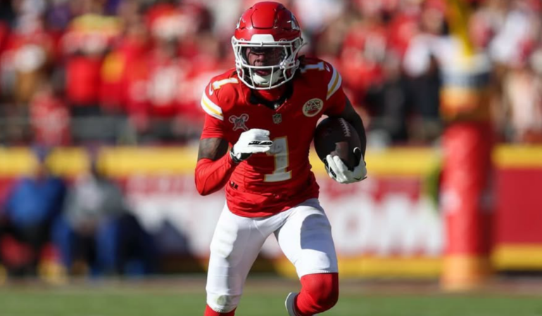 Xavier Worthy llegó a la NFL en el Draft de 2024