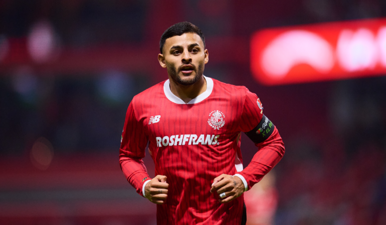 Alexis Vega, el delantero del Toluca es el mejor mexicano calificado del Clausura 2025 Foto: Mexsport