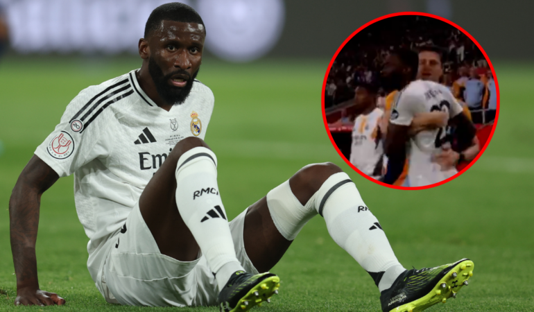 Antonio Rudiger no se guardó sus críticas al árbitro