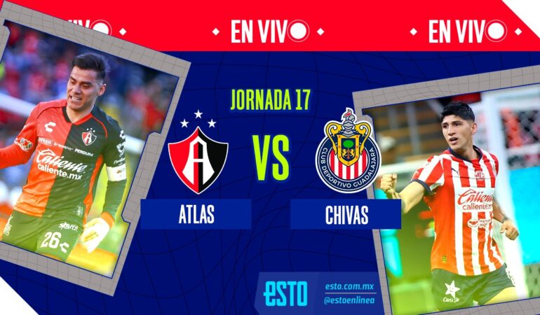 Atlas y Chivas juegan el Clásico Tapatío en la fecha 17 Foto Noé López