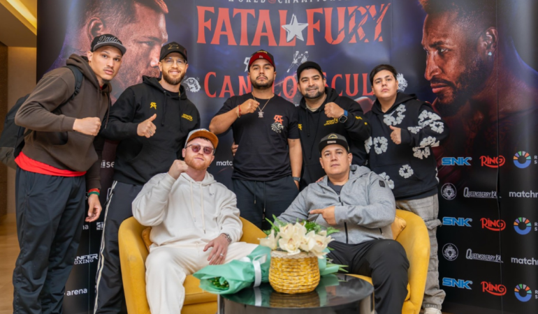 Canelo Álvarez llegó a Arabia Saudita _ Foto_ Cortesía